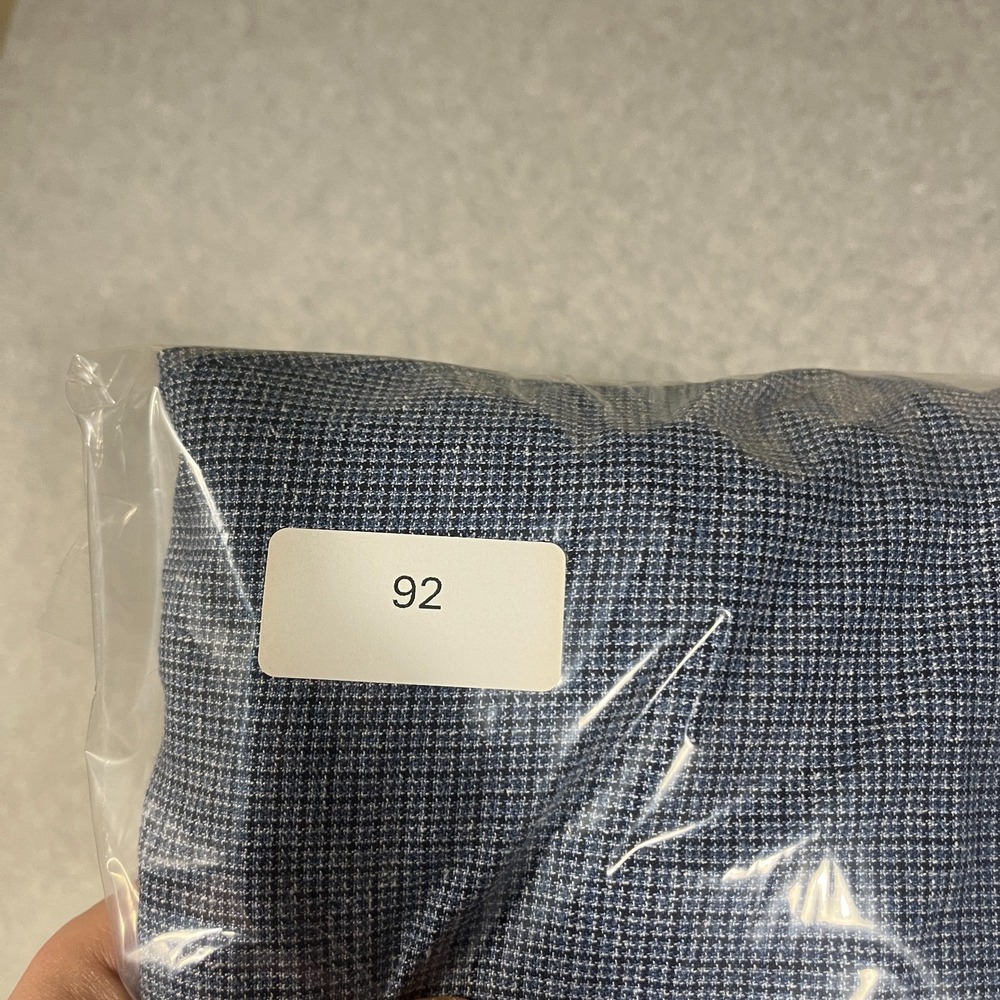 J Crew Pants Mens 34x27 Blue Dress Vitale Barberis Canonico Wool Silk Italy Hem - Picture 13 of 13